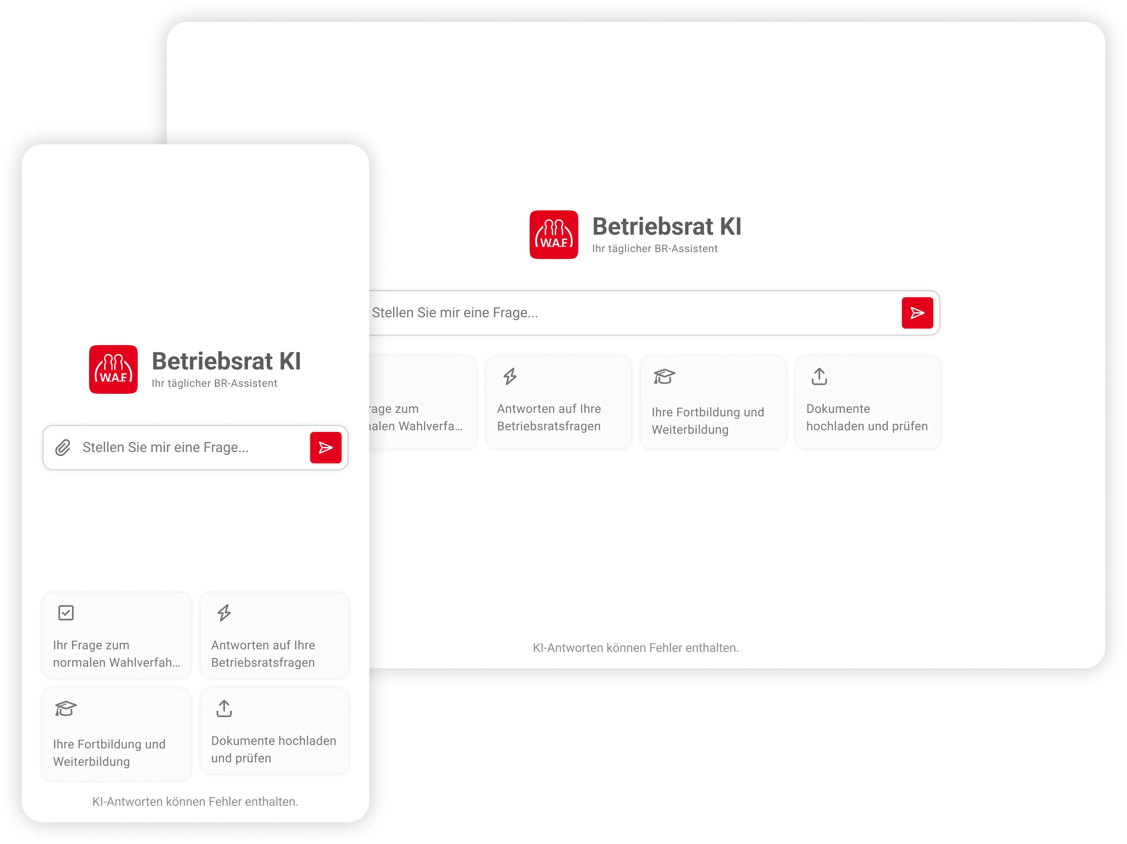 Egal ob als App- oder Webanwendung – Ihre Betriebsrat KI haben Sie immer dabei